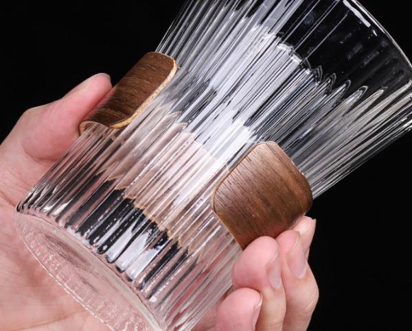 Copo de vidro de água alto e transparente / Copo de vidro reutilizável conjunto de vidros de água clássicos