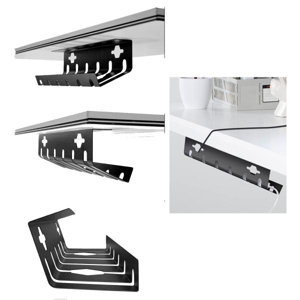 Gestion des câbles sous bureau pour les tables de bureau Dites bonjour à un espace de travail sans encombrement