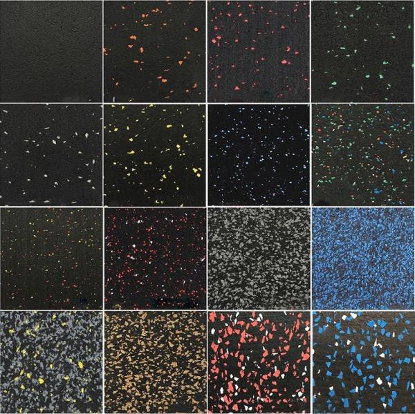 2mm Heavy Duty Gym Rubber Flooring for Non Toxic Outdoor Playground Impact Absorption