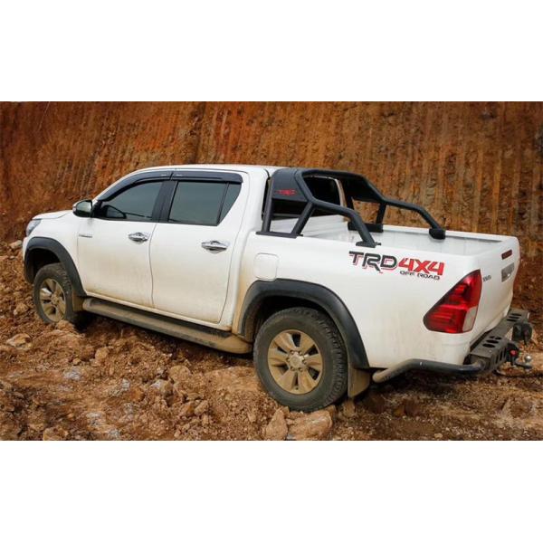 Toyota Hilux Revo 2016 estilo TRD barras de passo lateral de aço e gaiola de rolos de aço