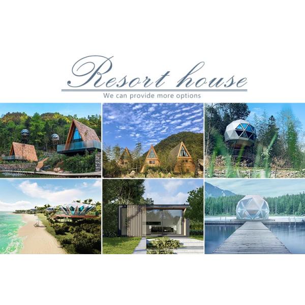 Светлое стальное обрамляя деревянное бунгало/высокие акустические бунгало пляжа дома изоляции