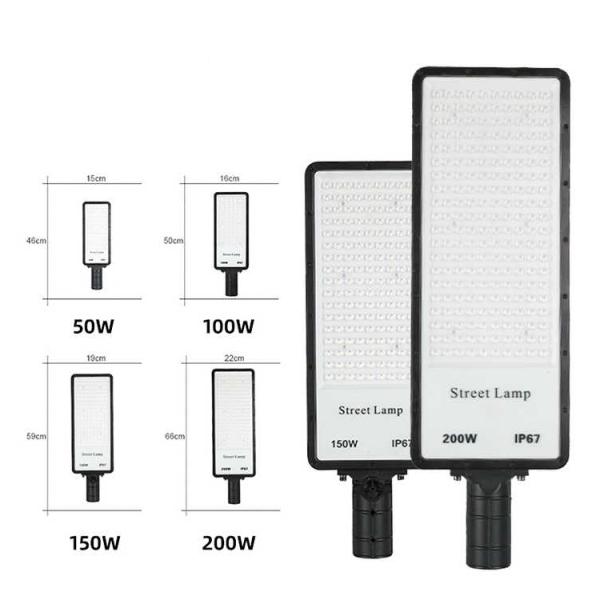 50W 100W 150W 200W Outdoor IP66 Waterproof Integrated Led Street Light for High Way Road