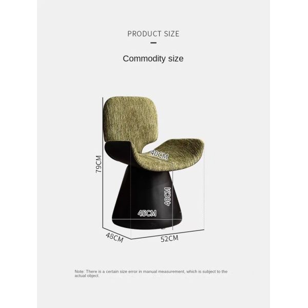 Minimalist Modern Dressing Table Makeup Vanity Chair Creative Backrest Swivel Chair Salon Accent Leisure Home Office Bedroom