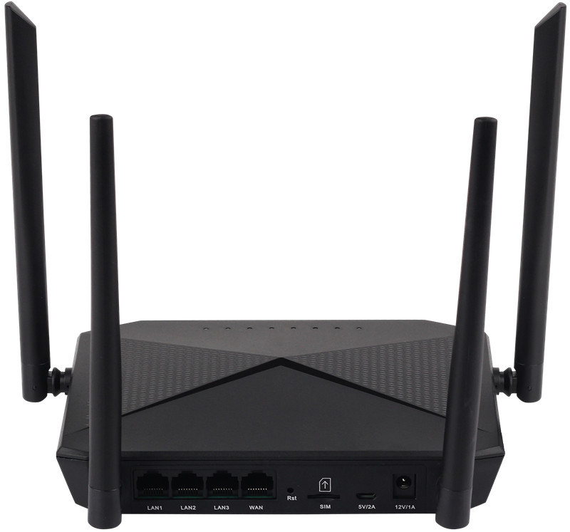 2.4ГГц 150Mbps / 50Mbps 4G LTE WiFi маршрутизатор MT7628NN ЦПУ 5dBi / 3dBi Антенна