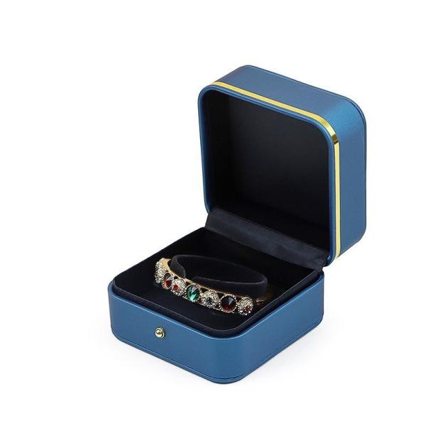 Custom Logo Paper Jewelry Boxes Rigid Cardboard Luxury Jewelry Paper Gift Box