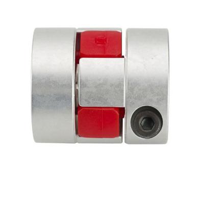 Curved Aluminum Flexible Coupling CNC Flange Jaw Servo Motor Shaft Couplings