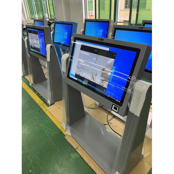 Windows Standing Base Наружный сенсорный экран Киоск все в одном распознавании лица Монитор