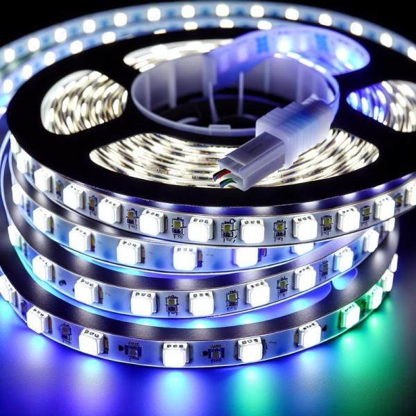 Versatile and Durable 20 Pcs/m Color Changing LED Strip Lights with 12w/m Power