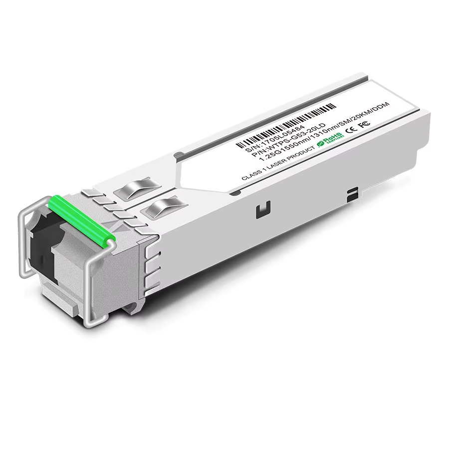 Custom 10Ge 10KM SFP+ Transceiver Module BIDI LC single Fiber Single mode DDM