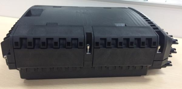 IP68 4 trays fiber enclosure wall mount or poled mounted 16 or 24 ports
