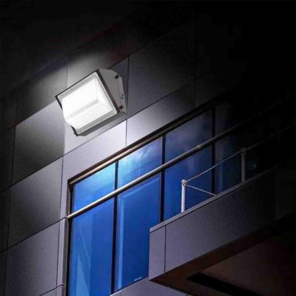 Свет СИД Wallpack крышки стекла 80W безопасного района IP65 130LM/W