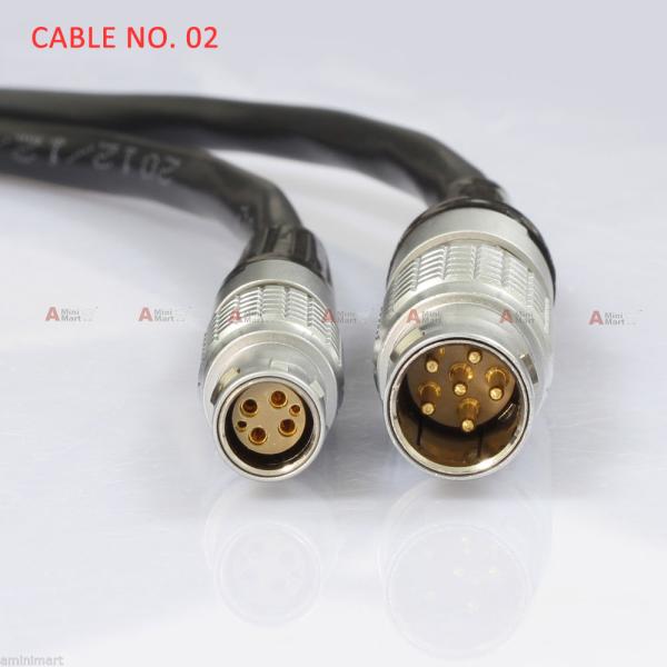 2B Male 6-Pin LEMO to 1B Female cable for RED Scarlet Epic