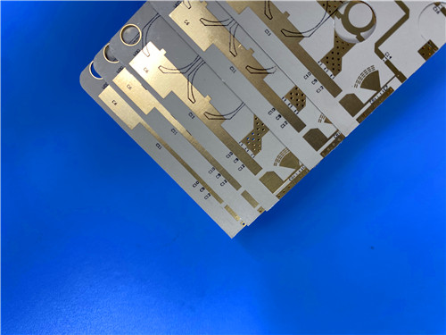 Rogers TMM13i high frequency circuit boards PCB 2-Layer built on 15mil with ENIG Finish for RF and Microwave Circuitry