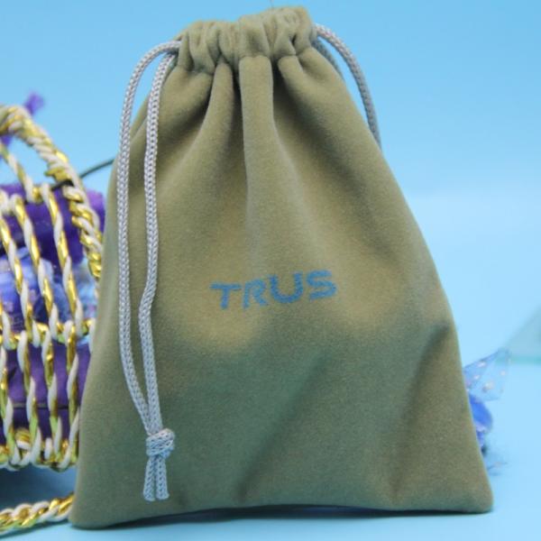 Пурпурный изготовленный на заказ мешок ювелирных изделий Дравстринг бархата логотипа 8кс10км