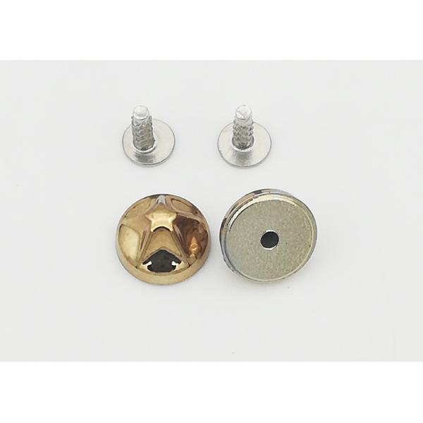 Clothes Shoe Decorative Rivet Heads , Decorative Nail Heads Corrosion Resistant