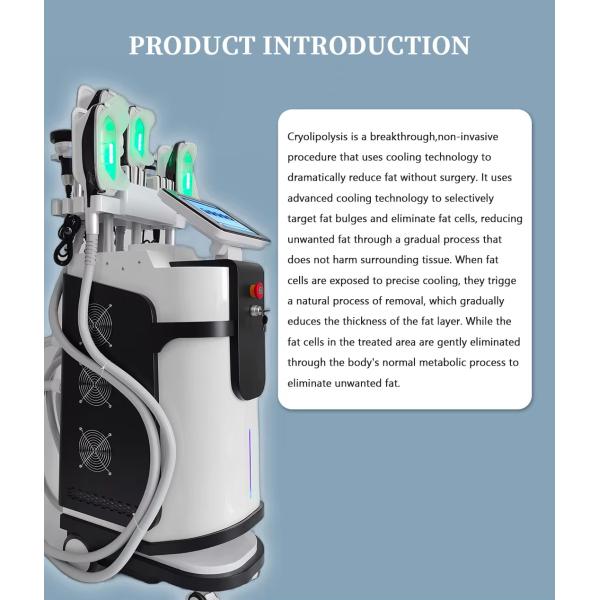 2000W 360 Angle Surrounding Cellulite Reduction Body Slimming Cryolipolisis Machine