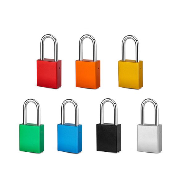 40mm Heavy Duty Industrial Safety Lockout Padlocks Outdoor Square Type Aluminum Eco-Friendly Durable High Safety Keyed Alike