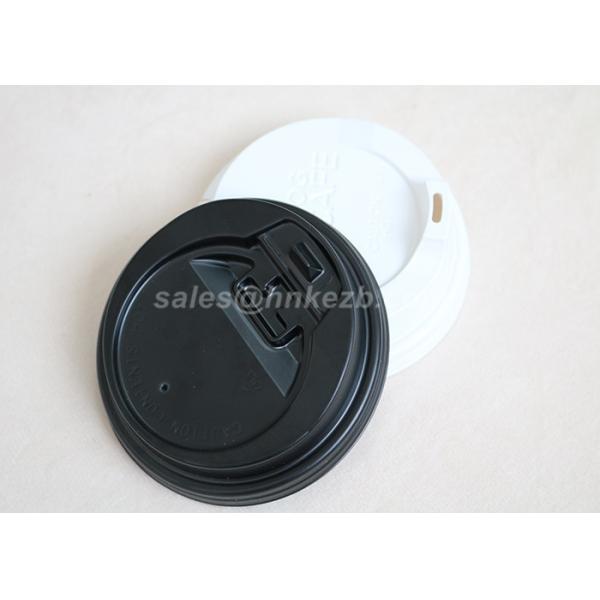 Dome Paper Cup Lid Cover , Disposable Coffee Cup Lids For 455ml 16oz Coffee Cups