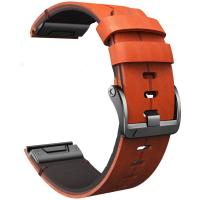 Jiaming Fenix 7 7X Genuine Cow Handmade Leather Watch Strap 20mm / 22mm