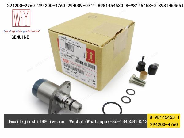 ISUZU Genuine SCV Overhaul Kit 294200-2760, 294200-4760, 294009-0741 for 8981454530, 8-98145453-0, 8981454551, 8-9814545