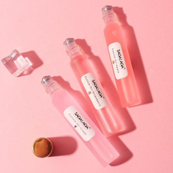Cuticle Oil in Bulk Packaging Private Label Nails Skincare Organic Rose Pen Roller Bottle with Logo and MSDS Certificate