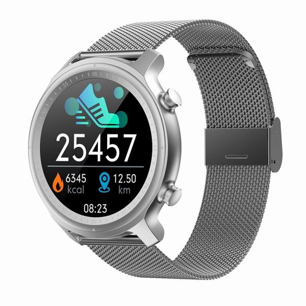 Alerta redondo 128K RAM Ladies Smart Band da chamada de Smartwatches da cara de Bluetooth 4,2