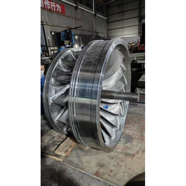 Stainless Steel 13-Blade Francis Runner for Medium/High Head Hydropower Applications
