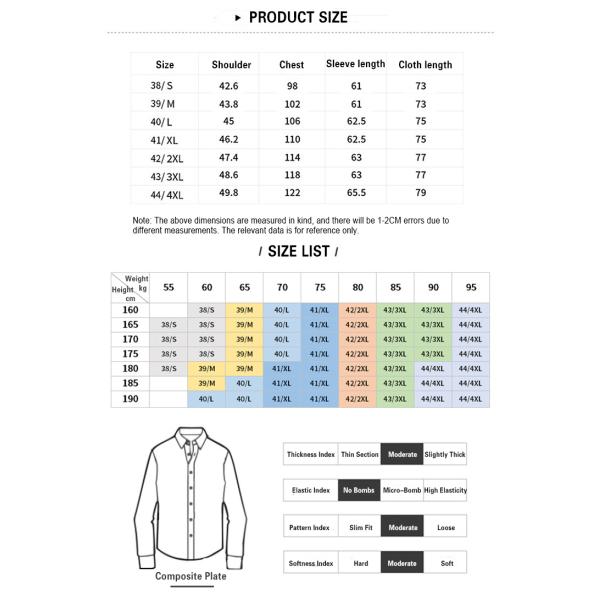 Необычная плановая рубашка 100% хлопчатобумажная Оксфордская хлопчатобумажная антиморщинистая дышащая тонкая мужская рубашка