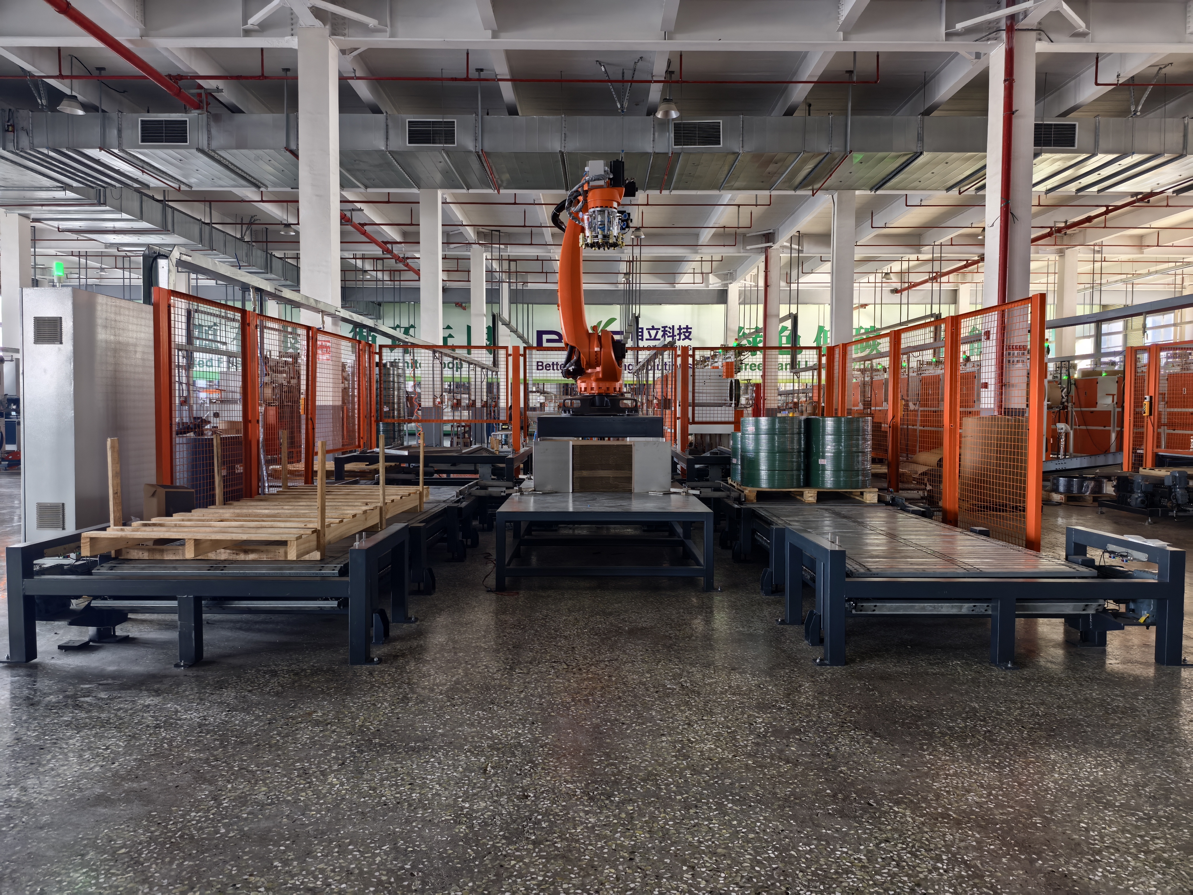 CE ISO Automatic Palletizing System High Productivity 480V Palletizing Solutions