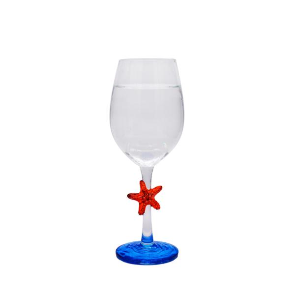 Creative Sea Animal Stem Crystal Wine Glass For Summer Holiday