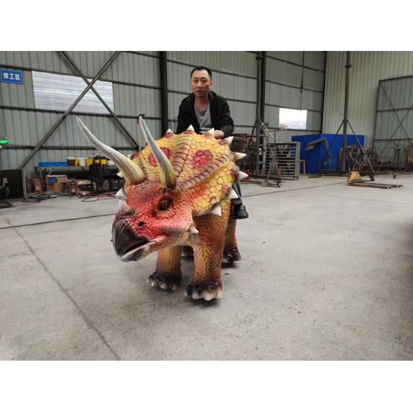 Симуляция красного тигра Animatronic идя Dino