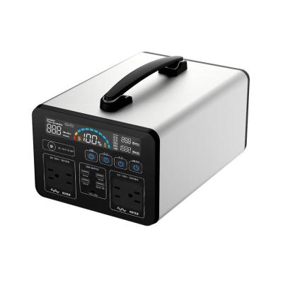 Central elétrica portátil solar exterior impermeável 220V do gerador 500w 700w 1000w 1200w 110V