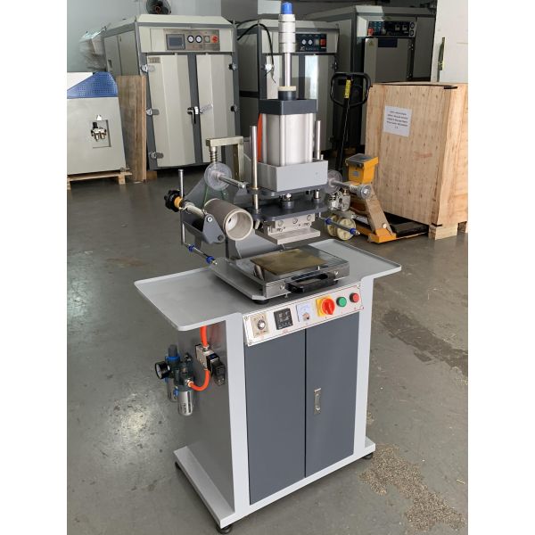 Pneumatic Leather PU Paper Logo Hot Press Machine Tipper Stamper Foil Heat Embossing Stamping Machine 750*350*1350mm Made