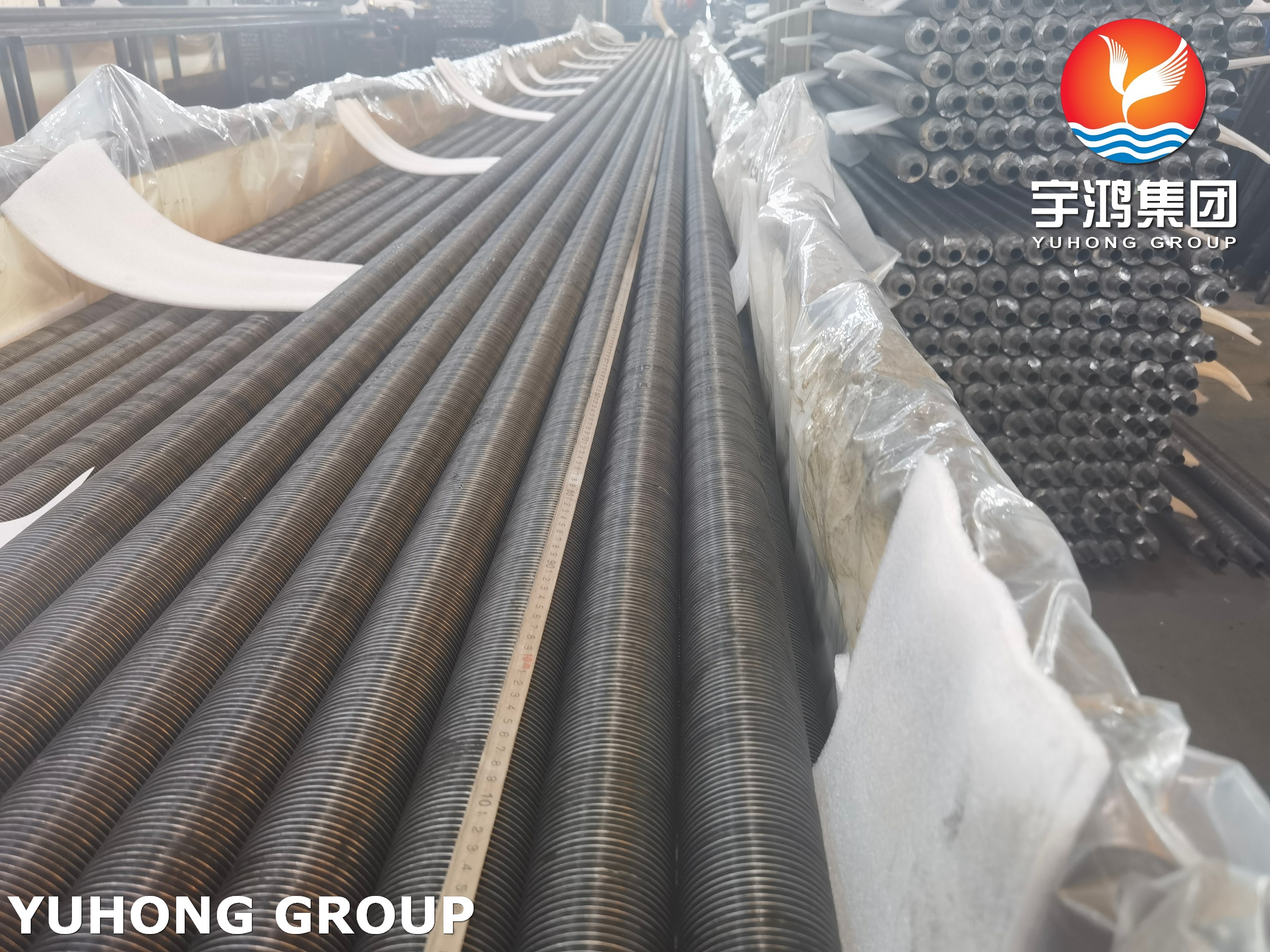 ASME SA179 Embedded G Fin Tube with Al1100 Fins For Power Plant Air Preheaters