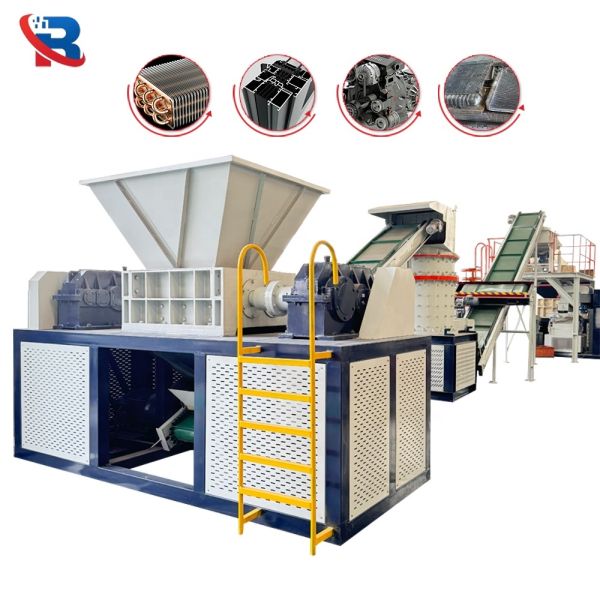Radiator Crushing and Sorting Production Line Copper and Aluminum Separation Equipment Scrap Aluminum Crusher Manufacturer