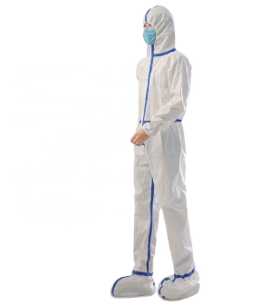 Унисекс устранимые химические Ковералльс, противобактериологический устранимый костюм Ковералл
