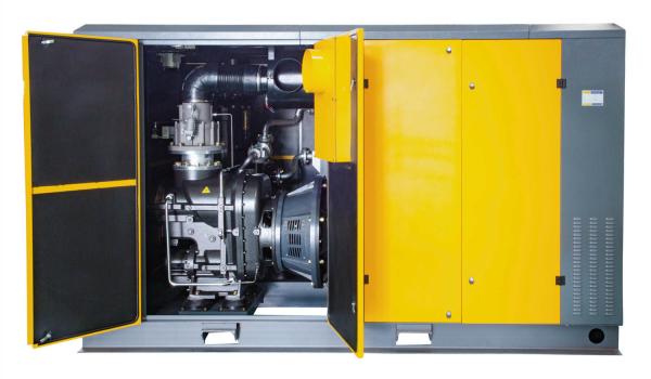90kw 25bar Oil Injected Rotary High Pressure Screw Air Compressor