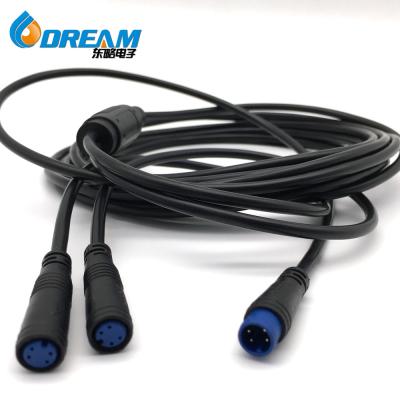 M8 personalizado 6pin IP65 E Acessórios de bicicleta Conector de fio de cabo