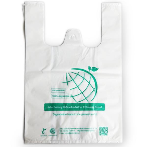 EN13432 20mic Eco Friendly Trash Bags 100% Biodegradable Plastic Bags