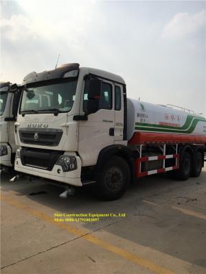 Caminhão de petroleiro líquido Howo da água 6x4 com o tanque de aço inoxidável do produto comestível 304