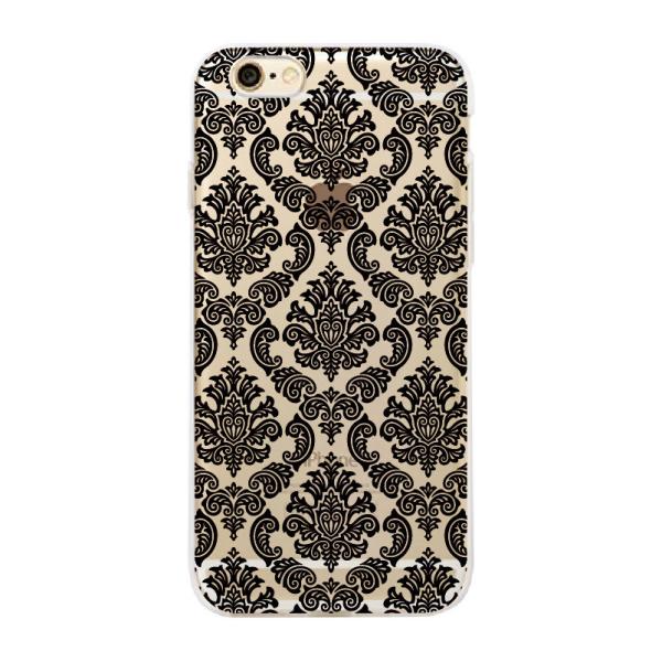 Soft Rubber Designer Cell Phone Cases For Iphone 6s Lace Flower Mandala