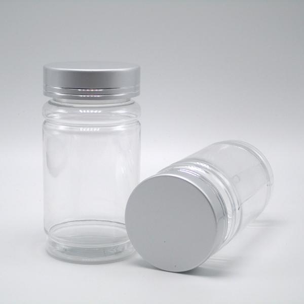 PET Collar 120ml Bamboo Shape Plastic Bottle Screw Cap for Pill Capsule Tablet Medicine Supplement