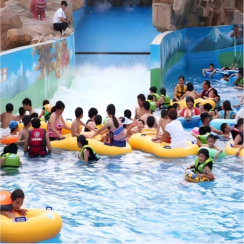 Flash Flood Canyon Water Park Lazy River Aqua Park Water Column Spray