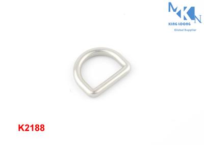 Purse Rings Hardware / Metal D Ring Buckle Rolling Nickle Color  13mm Inner Size