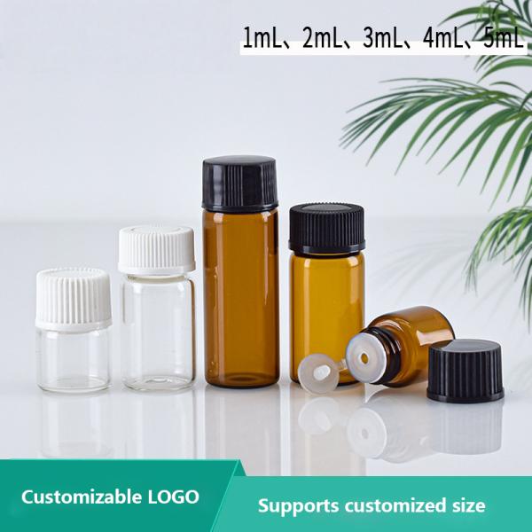 Choose from a variety of cap options for our leakproof Cosmetic packaging for essential oils available in 1ml-5ml sizes