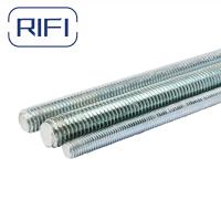 M8 M10 M12 Aço Galvanizado Zinco Revestido GI Rodas roscadas DIN976 Padrão 3 Meter