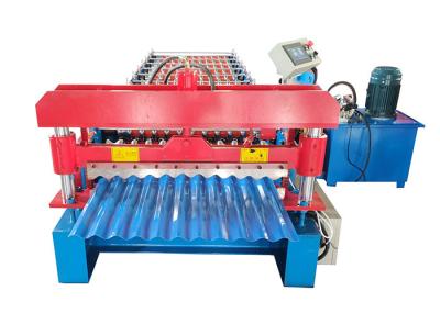 Galvanizado bobine folha ondulada do telhado de 0,3 a de 0.8mm que faz a máquina 12stations