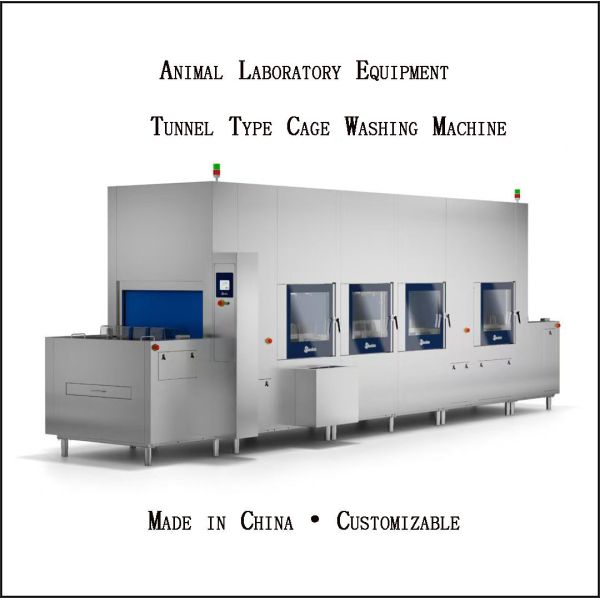 Electric Clamping & Turning SPF Laboratory Cage Inverter, Fully Automatic Cage-Tilting Equipment Matched with Bedding Dumping Station in Animal Center