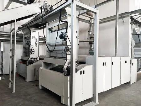 ligne de recyclage des déchets textiles