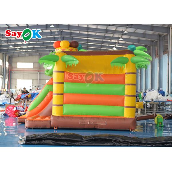 Коммерчески взрослый раздувной дом 5x5x4mH прыжка бассейна водных горок дома